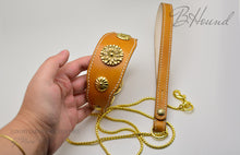 Load image into Gallery viewer, Handmade dog collar & leash