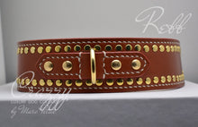 画像をギャラリービューアに読み込む, Vegetable Tanned Leather Dog Collar
