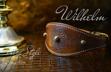 Load image into Gallery viewer, Leather Sighthound Collars