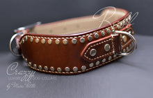 Charger l'image dans la galerie, Extra Large Leather Dog Collar Crazzy Rebb