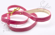 Load image into Gallery viewer, rose leather lead