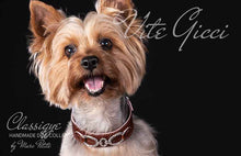 Load image into Gallery viewer, Strong Handmade &  Hand sewn leather dog collar