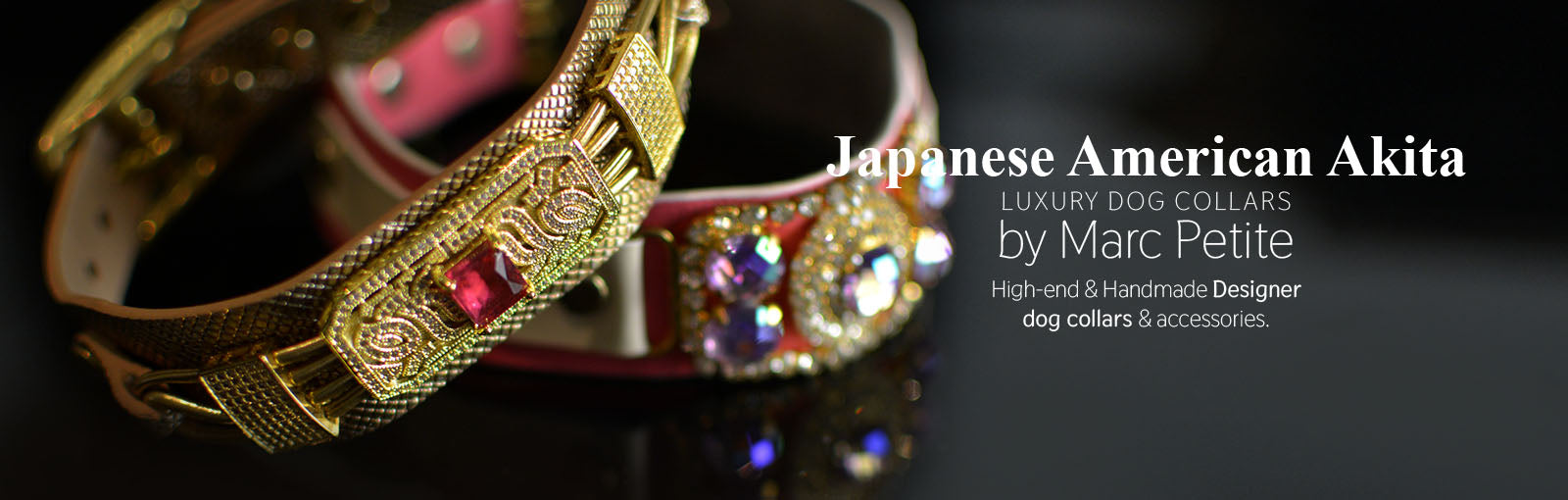 Japanese American Akita Collars - Marc Petite