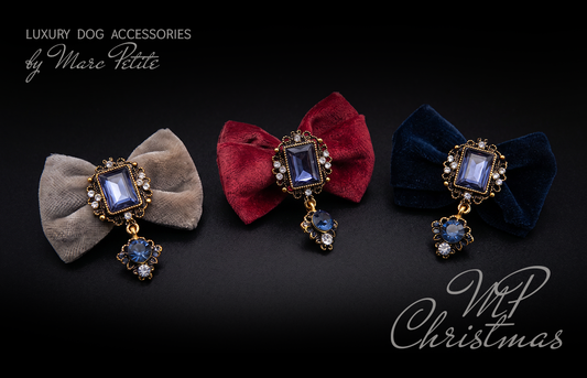 Antique Dog Bow Ties - Pack 3