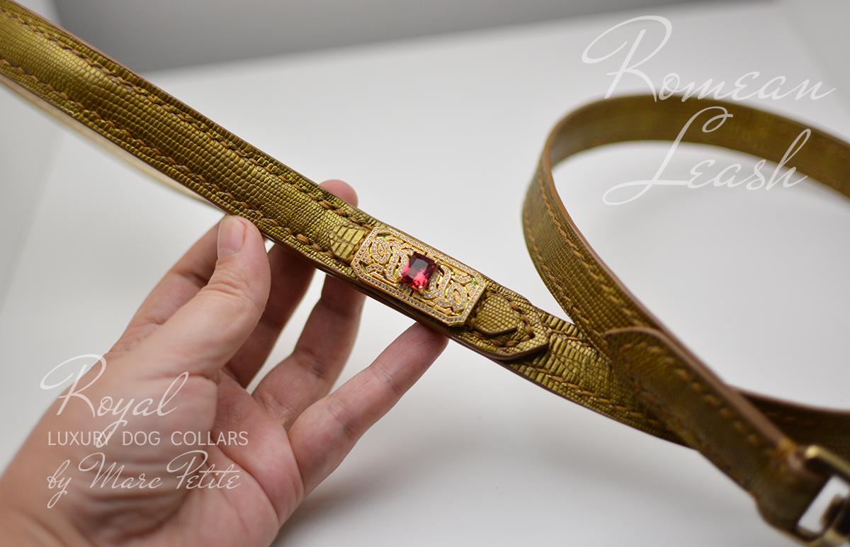 Gold Dog Leash