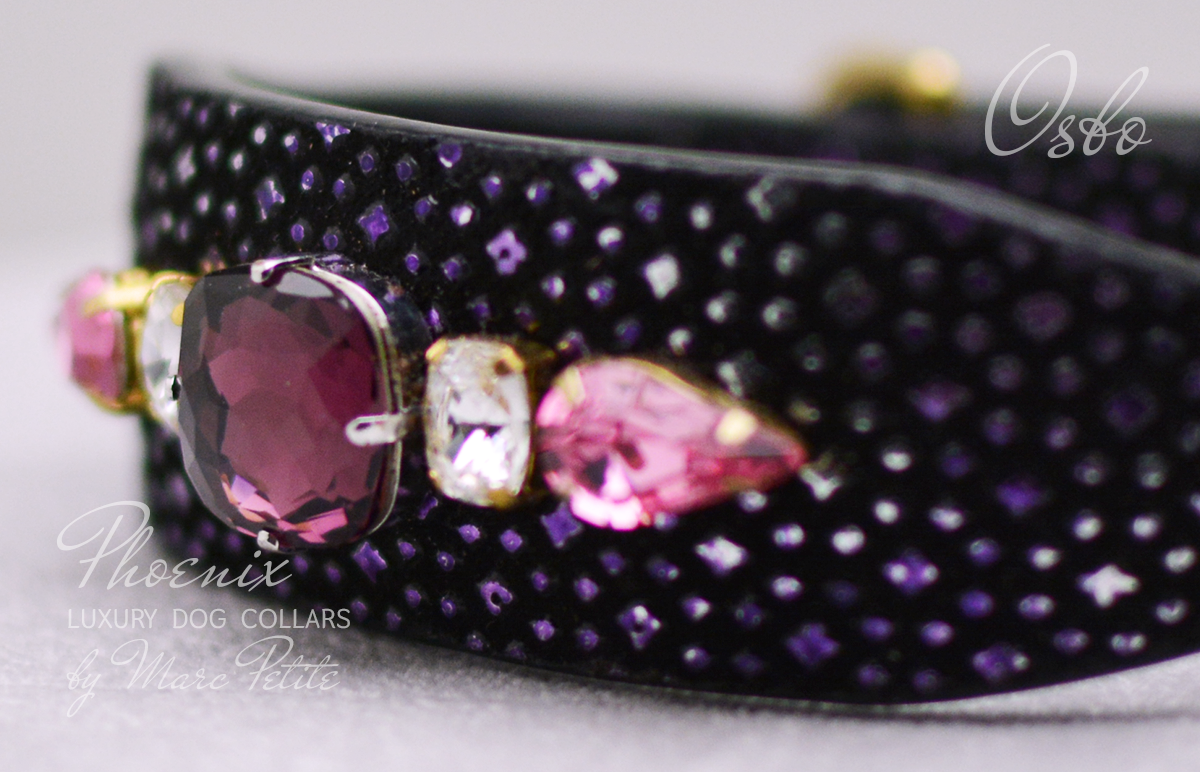Amethyst Dog Collar