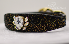 Load image into Gallery viewer, Swarovski Leather Dog Collar
