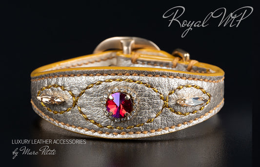 Royal - Swarovski Dog Collar - Rubrum