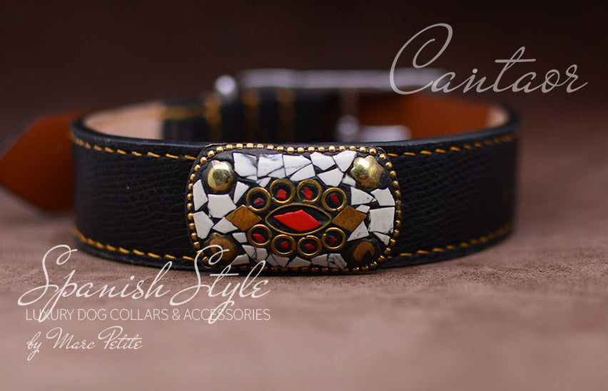 Luxury Dog Collar in genuine leather