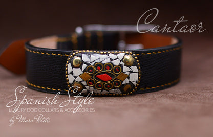 Luxury Dog Collar in genuine leather