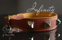 Load image into Gallery viewer, Exclusive Handmade Leather Dog Collar with Spikes