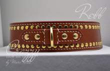 Charger l&#39;image dans la galerie, Vegetable Tanned Leather Dog Collar