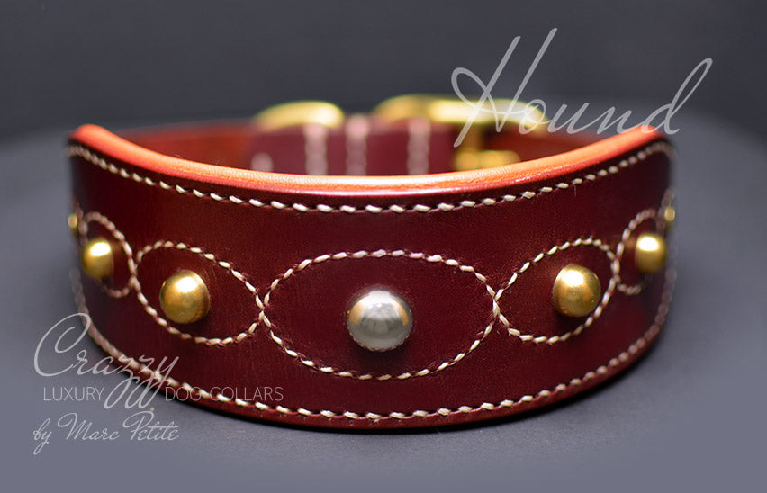 Handmade Hound dog collar