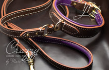 Load image into Gallery viewer, luxury dog collar and leash