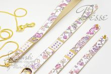 Load image into Gallery viewer, Swarovski Dog Collar + Leash + Bracelet