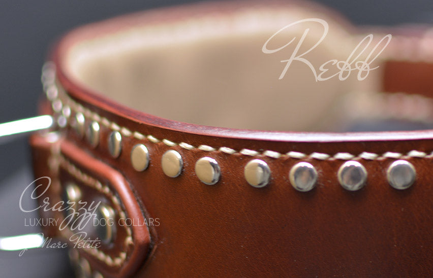 High quality hand-sewn collar