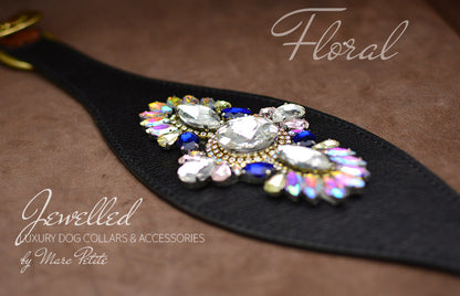 Bling Bling leather dog collars