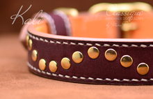 Load image into Gallery viewer, hand sewn dog collar
