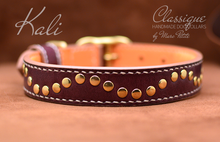 Charger l&#39;image dans la galerie, handmade leather dog collar