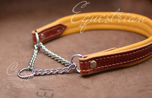 Martingale leather collar
