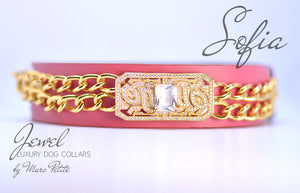 Royal  Dog Collar - Rose 24K Gold - Marc Petite