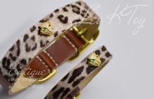 Load image into Gallery viewer, Leopard Dog Collar for toy and small breeds