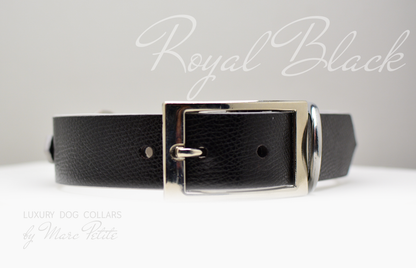 Black dog collar