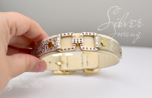 Luxury dog collar for small dogs