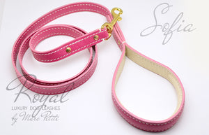 luxury pink leash