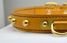 Load image into Gallery viewer, Vegetable leather dog collars