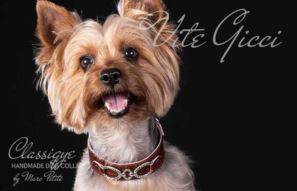 Strong Handmade &  Hand sewn leather dog collar