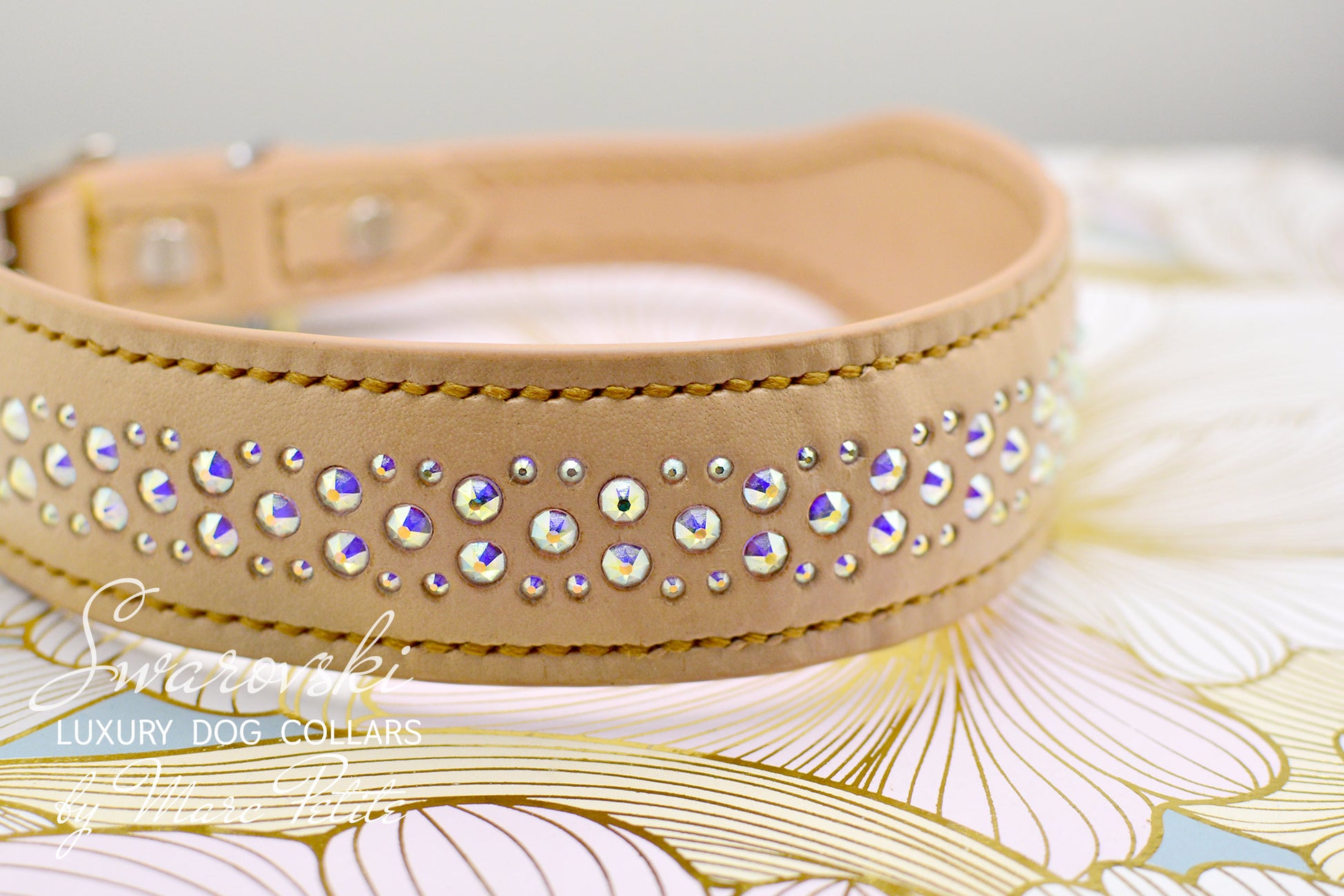 swarovski dog collar